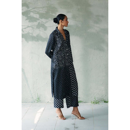 CANOOPI Women Black Midnight Bindu Kurta with Pant Set