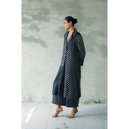 CANOOPI Women Black Midnight Bindu Kurta with Pant Set