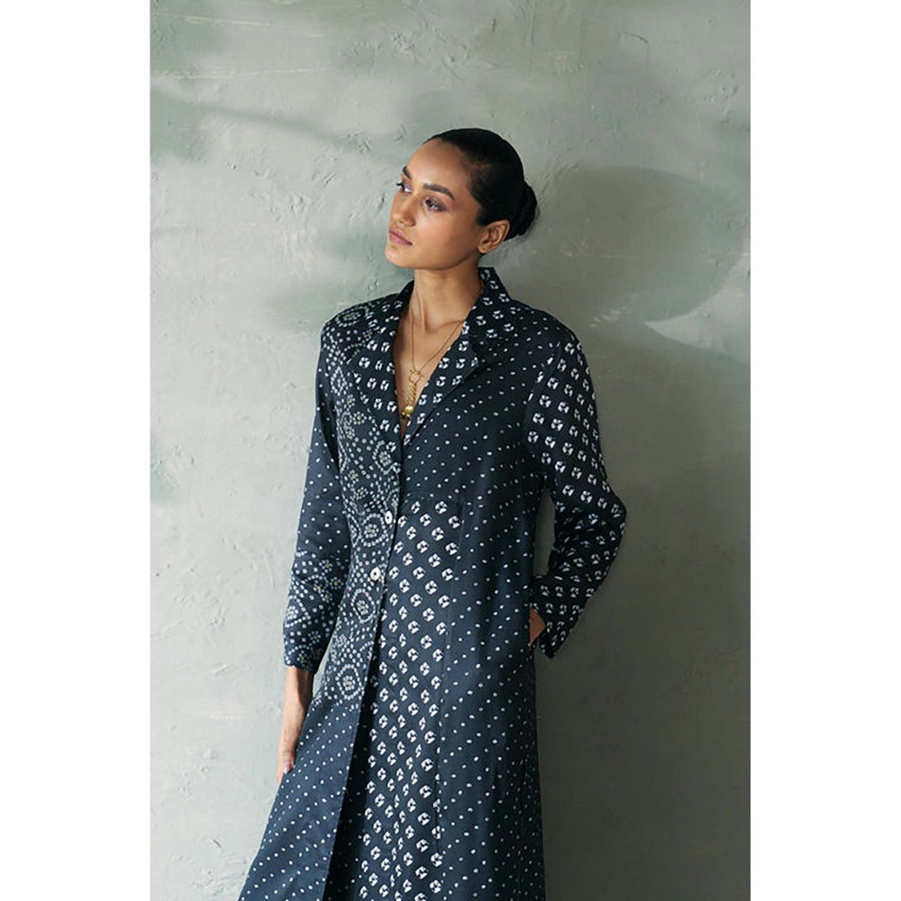 CANOOPI Women Black Midnight Bindu Kurta with Pant Set