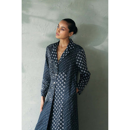 CANOOPI Women Black Midnight Bindu Kurta with Pant Set