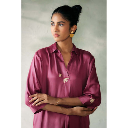 CANOOPI Women Pink Altaira Co-Ord Set