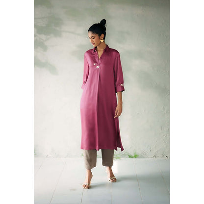 CANOOPI Women Pink Altaira Co-Ord Set