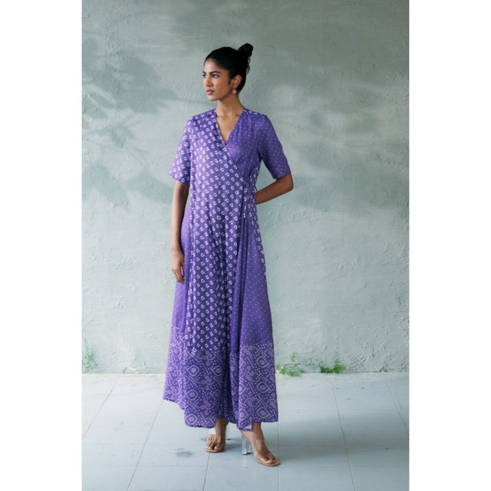 CANOOPI Bandhani Wrap Dress