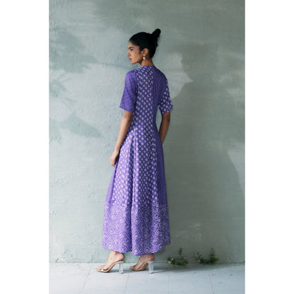 CANOOPI Bandhani Wrap Dress