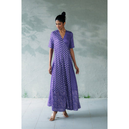 CANOOPI Bandhani Wrap Dress