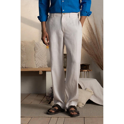 CANOOPI Glazed Snow Solid Chinos
