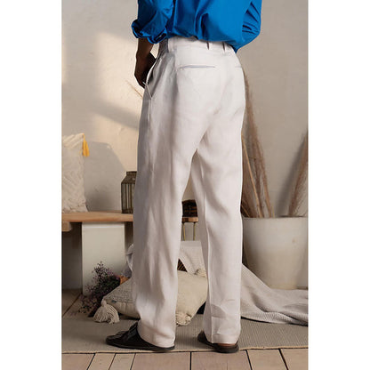 CANOOPI Glazed Snow Solid Chinos