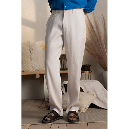 CANOOPI Glazed Snow Solid Chinos