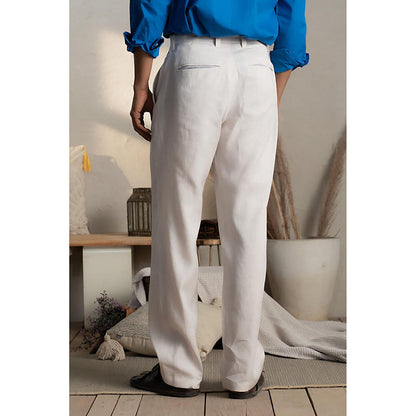 CANOOPI Glazed Snow Solid Chinos
