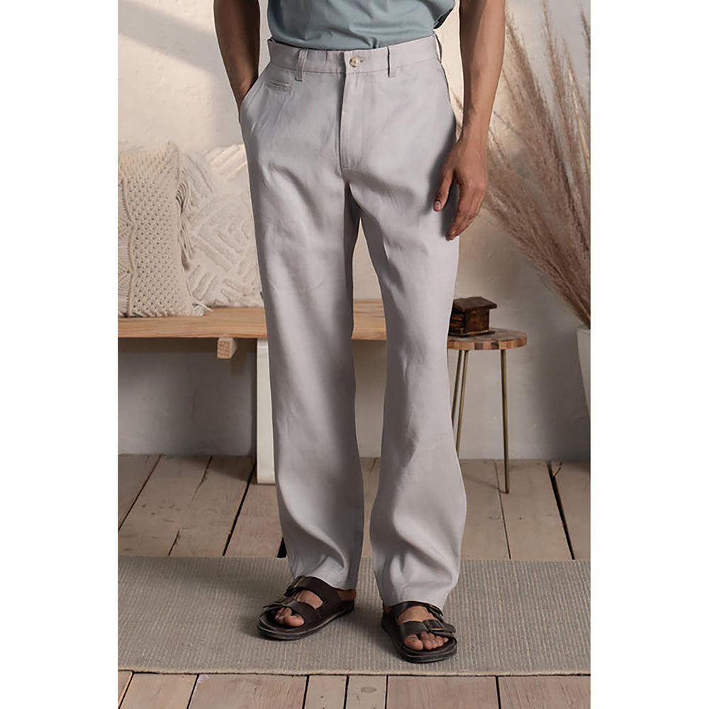 CANOOPI Grey Steel Glaze Solid Pant