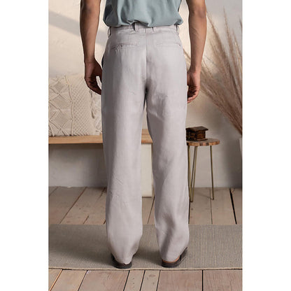 CANOOPI Grey Steel Glaze Solid Pant