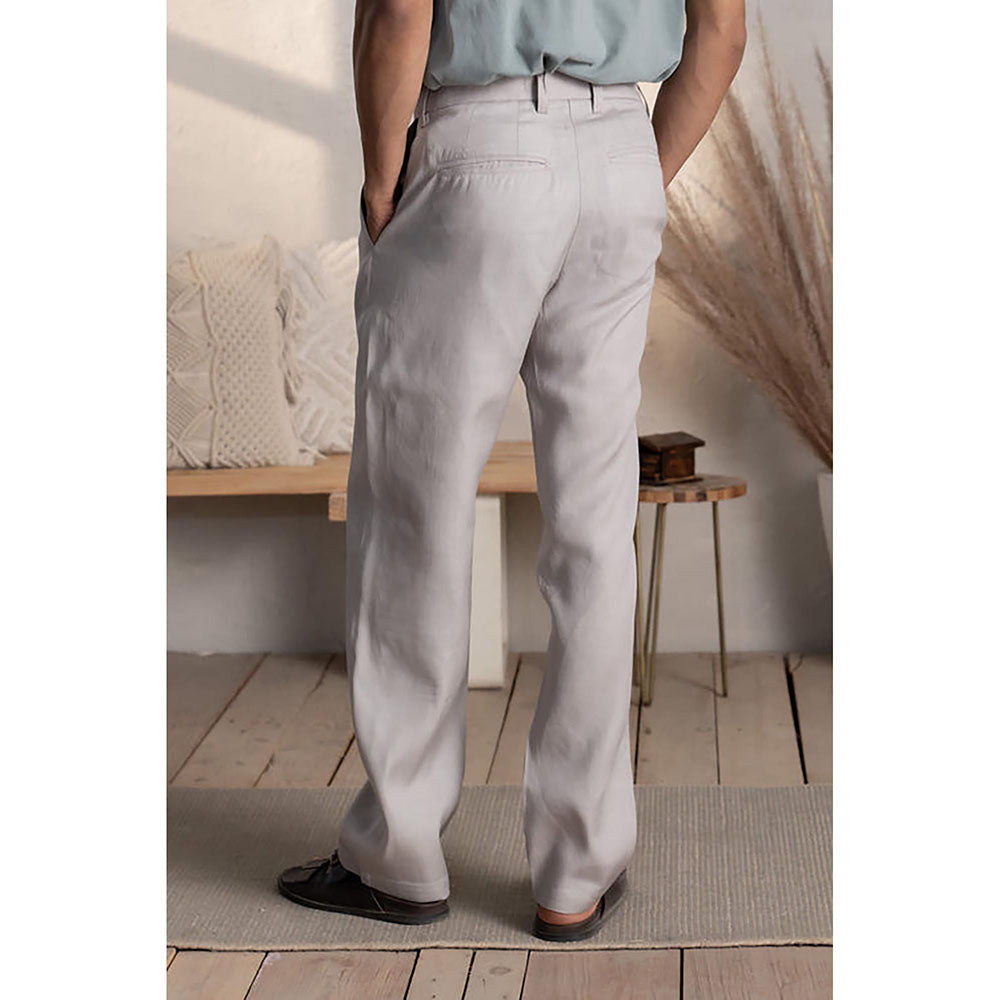 CANOOPI Grey Steel Glaze Solid Pant