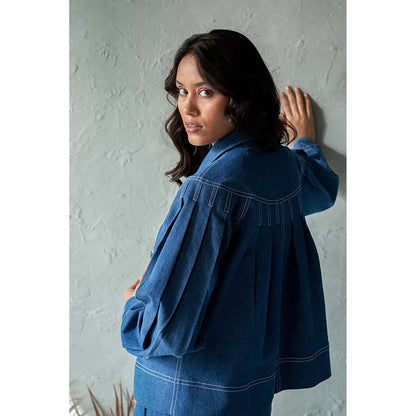 CANOOPI Bright Blue Denim Jacket