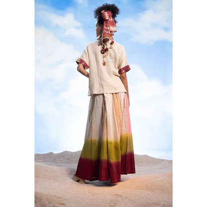 CAPISVIRLEO Embroidered Floral V-Neck Jacket