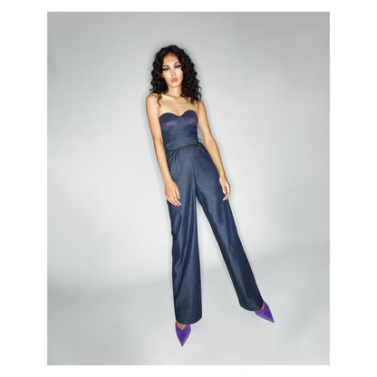 CECIL Jeanne Blue Jumpsuit with Belt (Set of 2)
