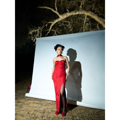 CECIL Scarlett Red Gown