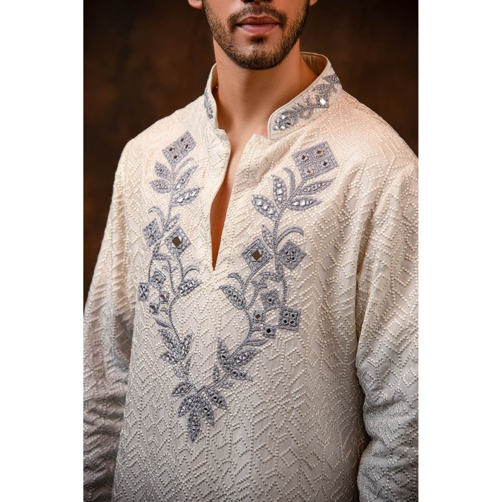 CHAR CHAAND Multi-Color Ombre Grace Kurta