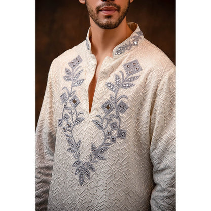 CHAR CHAAND Multi-Color Ombre Grace Kurta