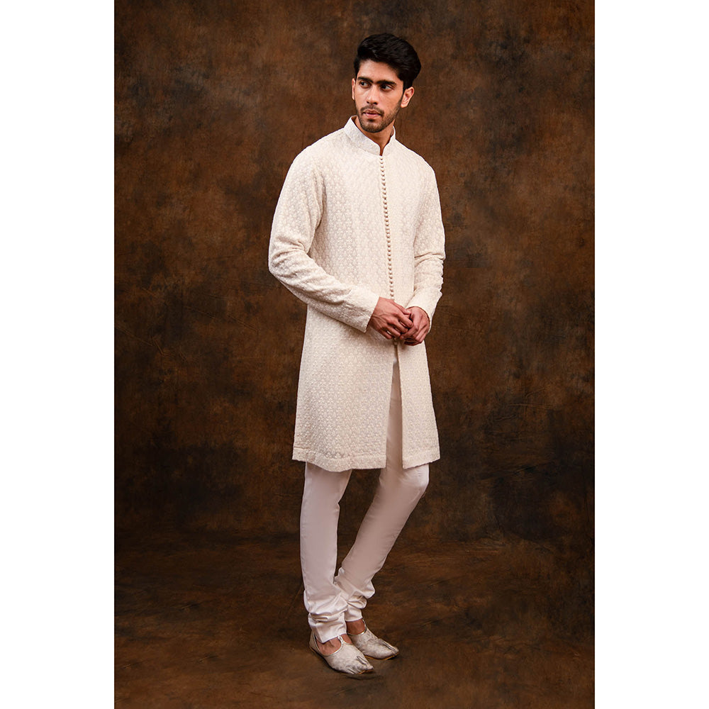 CHAR CHAAND Men Ivory Kurta