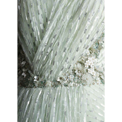 CHAASHNI BY MAANSI & KETAN Green Gown