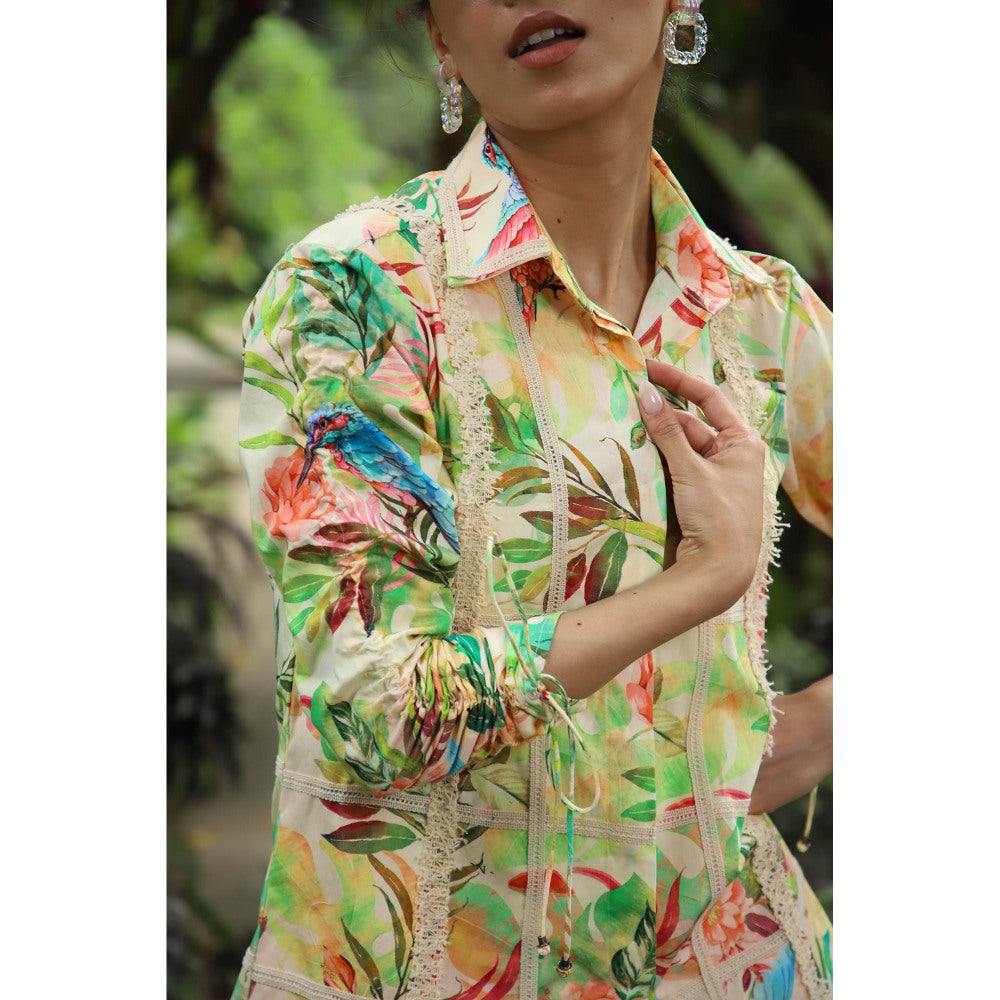 September Spring Fiona Printed Shorts Set (Set of 2)