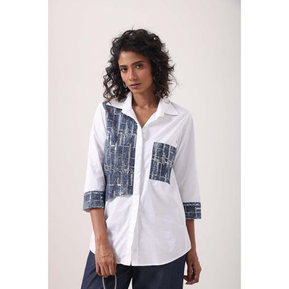 September Spring Micro - Sequence Panel Co-Ord Set - Blue