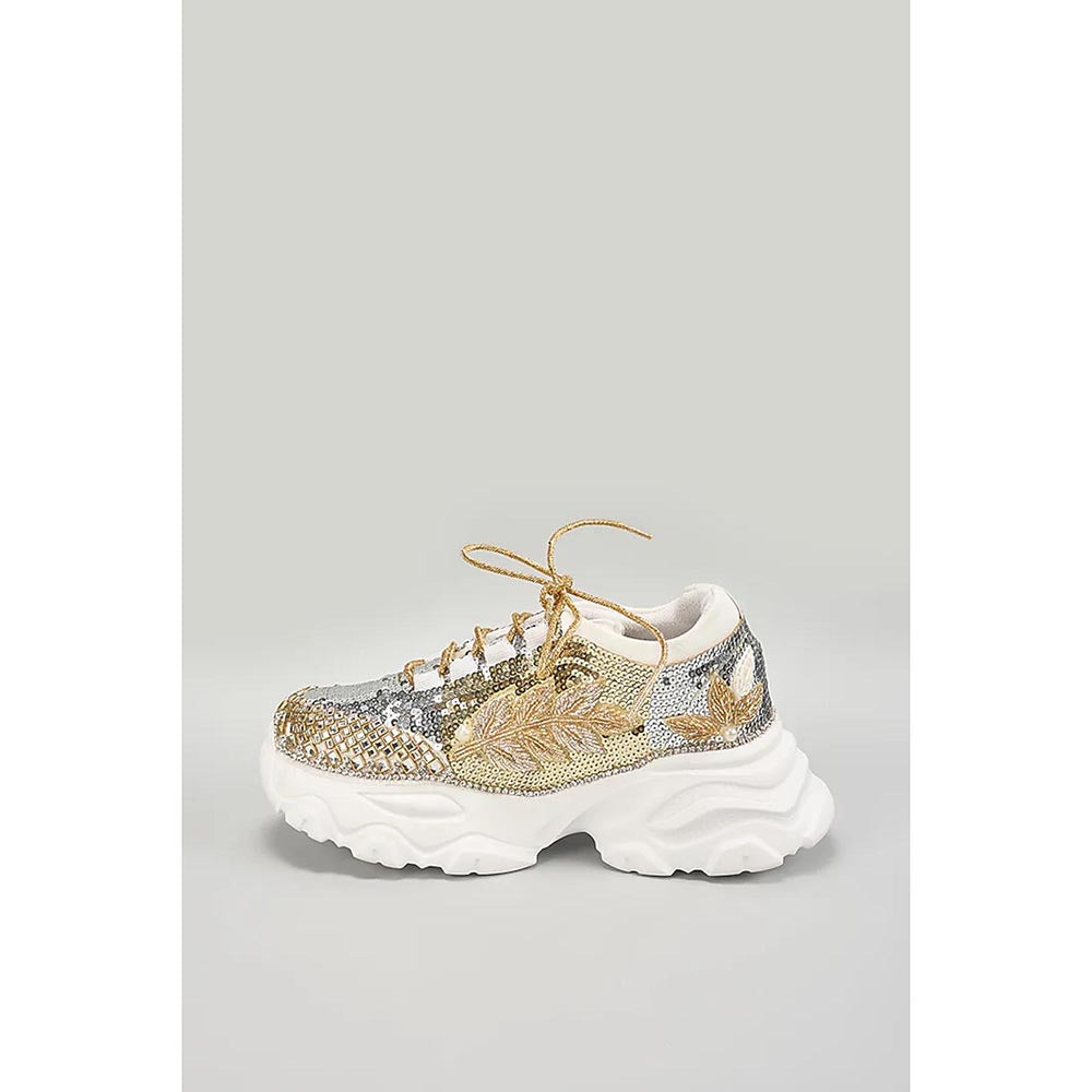 Chal Jooti Her Highness White Sneakers