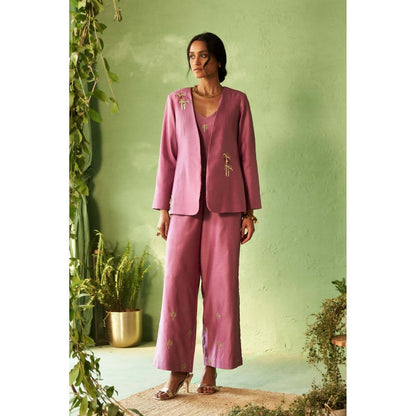 Charkhee Mauve Kinaara Co-Ord Set