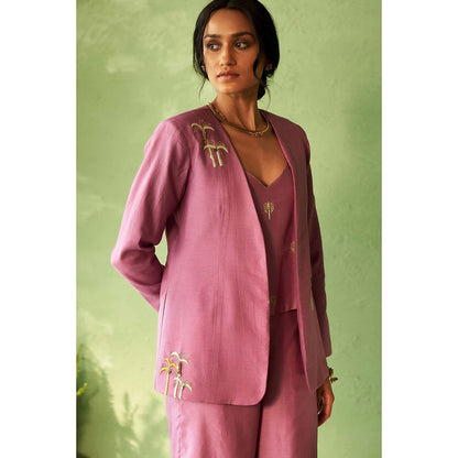 Charkhee Mauve Kinaara Co-Ord Set