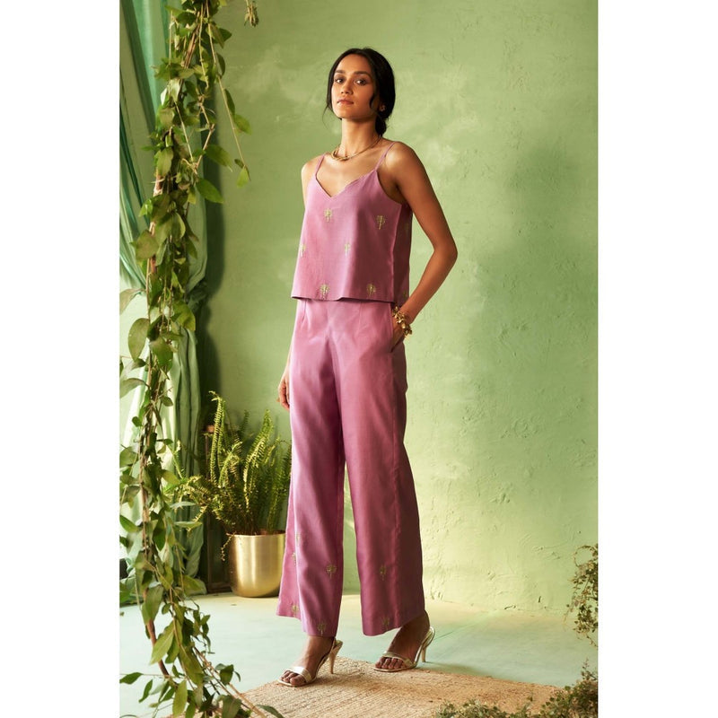 Charkhee Mauve Kinaara Co-Ord Set