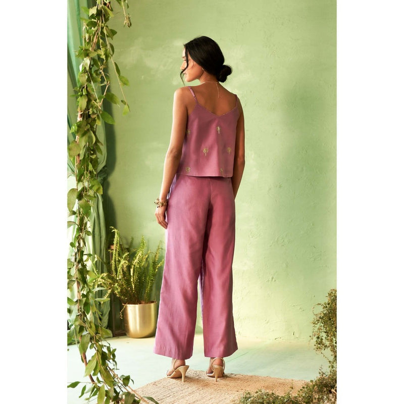 Charkhee Mauve Kinaara Co-Ord Set