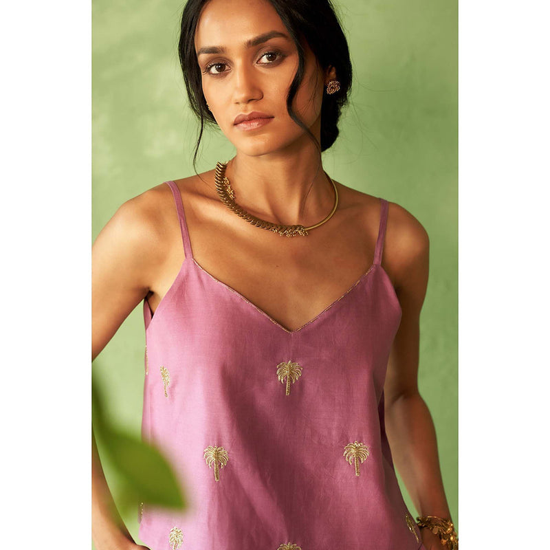 Charkhee Mauve Kinaara Co-Ord Set