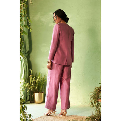 Charkhee Mauve Kinaara Co-Ord Set