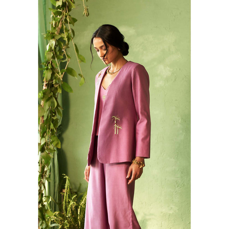 Charkhee Mauve Kinaara Co-Ord Set