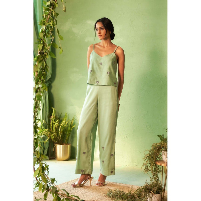 Charkhee Green Kinaara Co-Ord Set