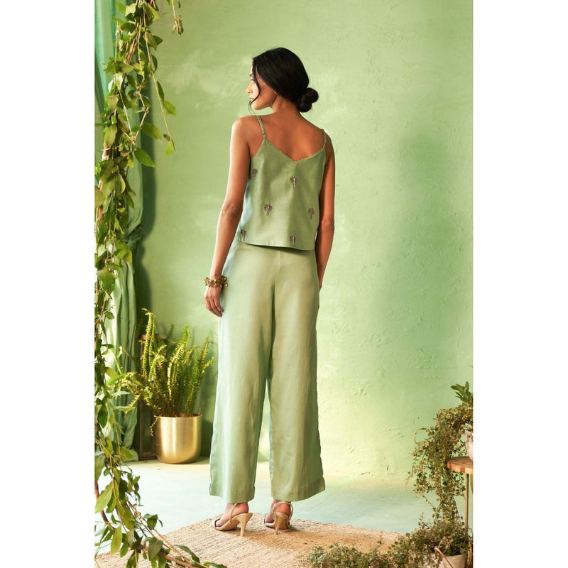 Charkhee Green Kinaara Co-Ord Set
