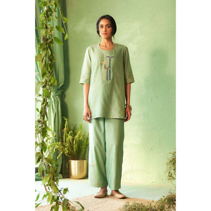 Charkhee Green Kinaara Co-Ord Set