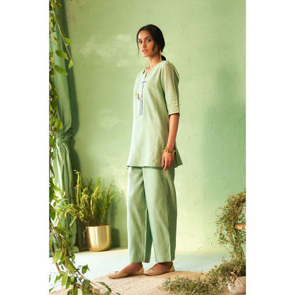 Charkhee Green Kinaara Co-Ord Set