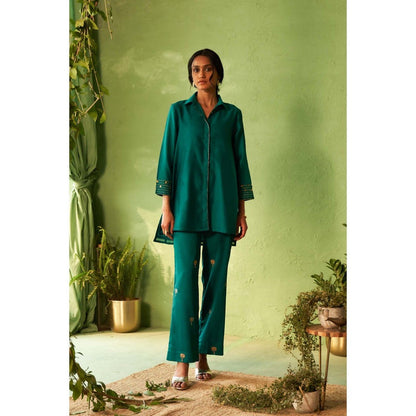 Charkhee Teal Kinaara Co-Ord Set