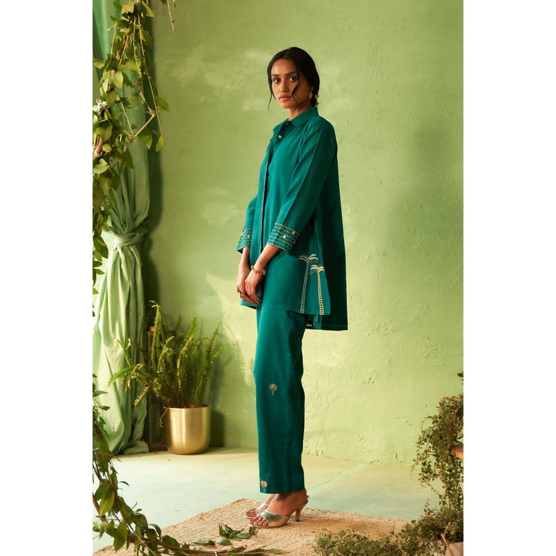 Charkhee Teal Kinaara Co-Ord Set