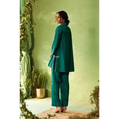Charkhee Teal Kinaara Co-Ord Set
