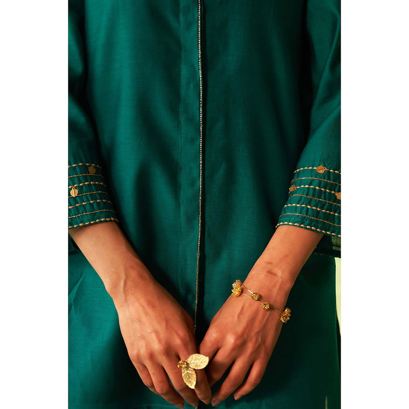 Charkhee Teal Kinaara Co-Ord Set