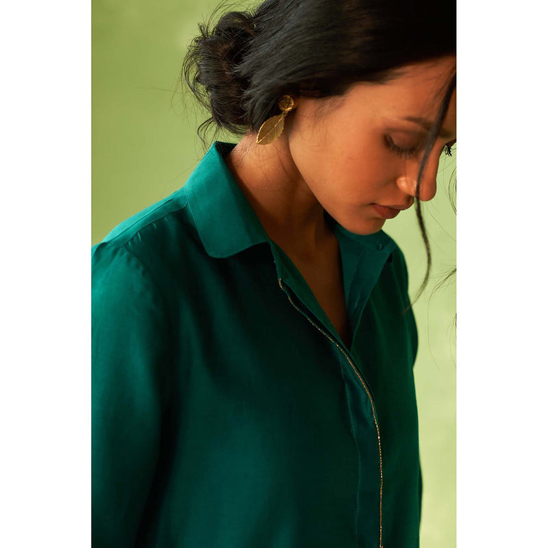 Charkhee Teal Kinaara Co-Ord Set