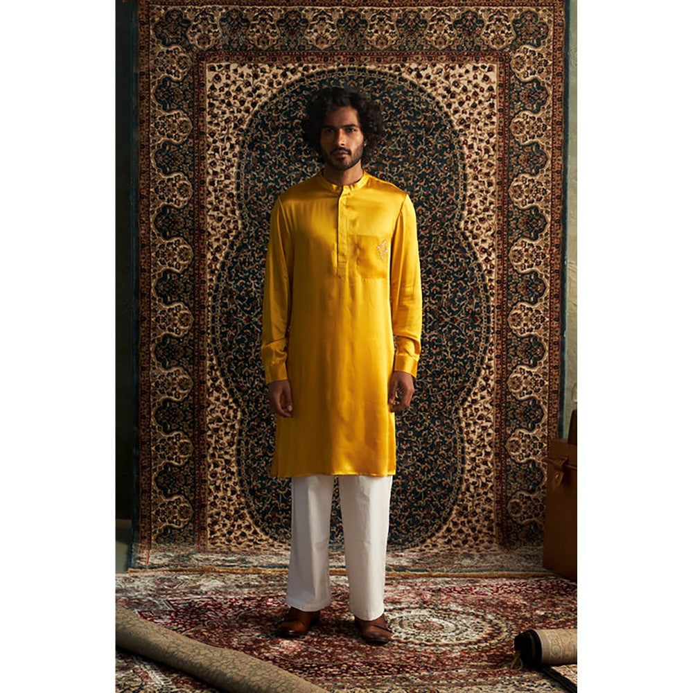 Charkhee Prarambh Marigold Kurta with Pant