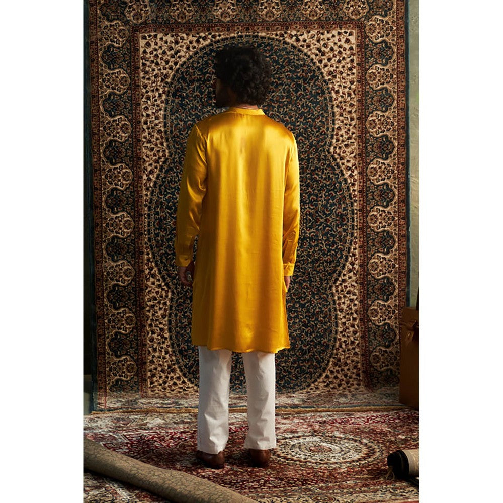 Charkhee Prarambh Marigold Kurta with Pant