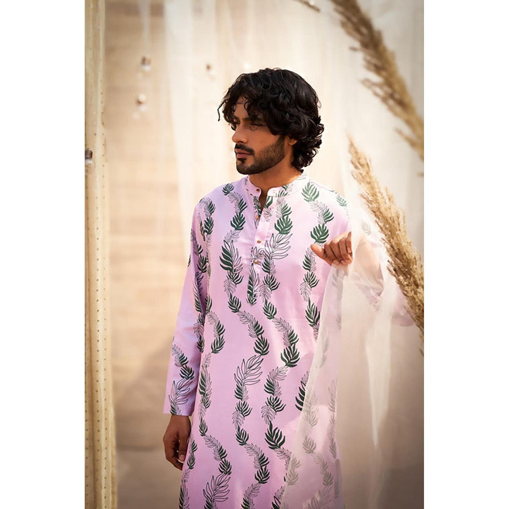 Charkhee Pink Kurta with Pant
