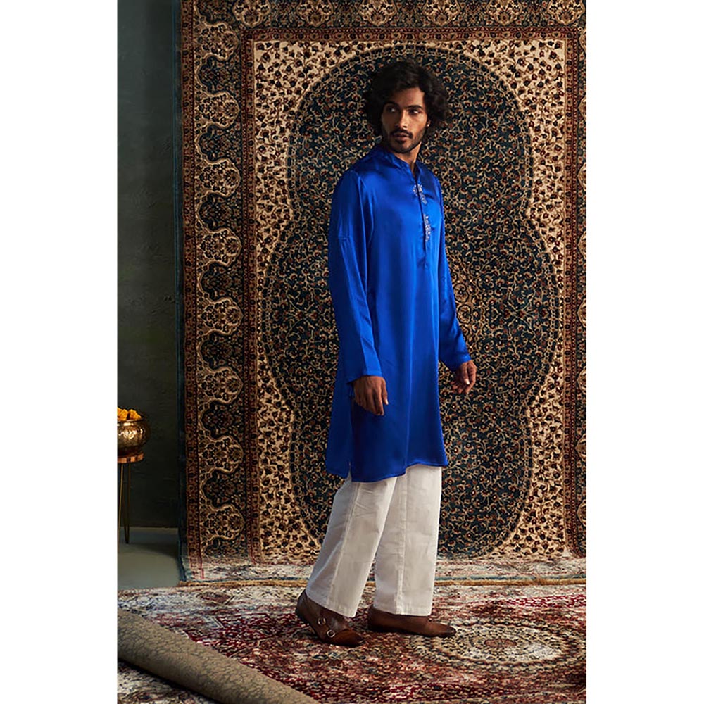 Charkhee Prarambh Placket Kurta with Pant