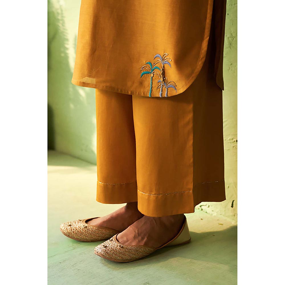 Charkhee Kinara Kurta with Pant