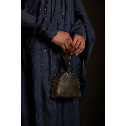 Charkhee Blue Front Yoke Kurta with Pant