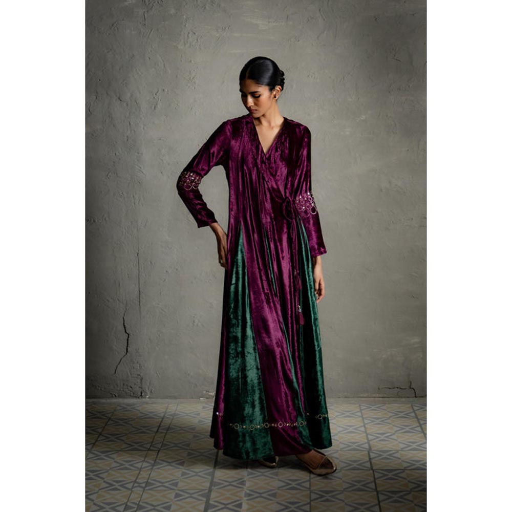 Charkhee Maaya Purple Long Dress